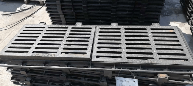 望谟球墨铸铁连体双篦展示